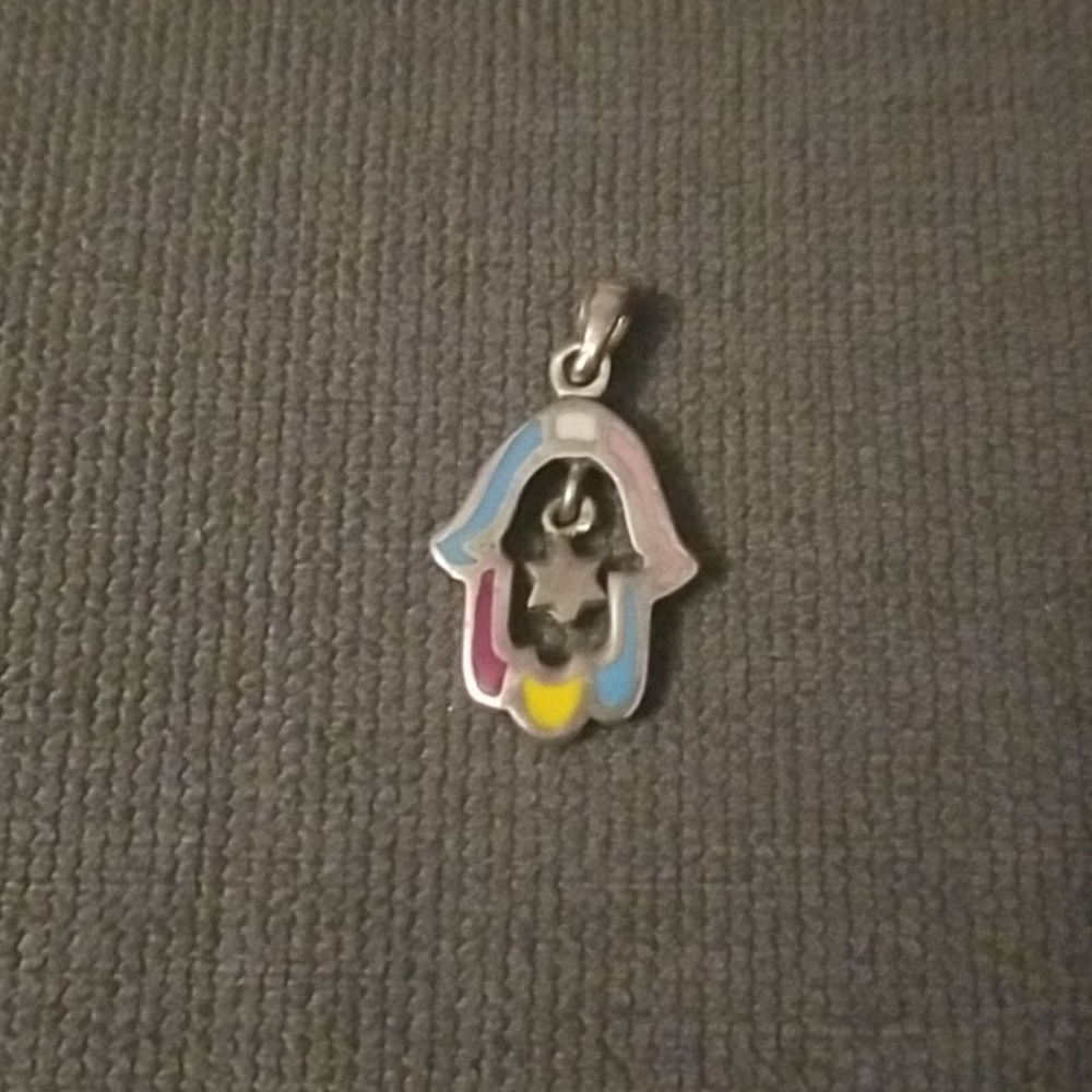 Sterling Hamsa Pendant